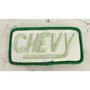 Chevrolet‎ Chevy Patch Green-Trim Embroidered Sew-On Automotive Collectibles